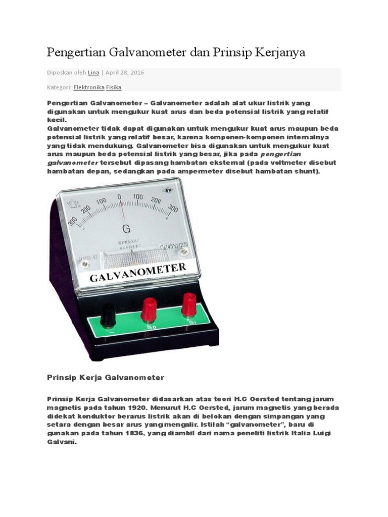 Galvanometer