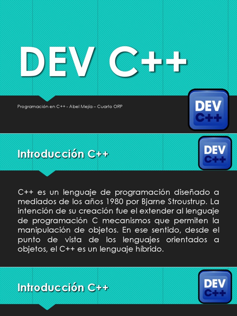 DEV C++ (INTRODUCCIÓN) | C ++ | Lenguaje de programación
