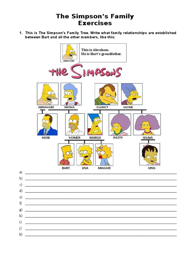 1.in The House Crossword Puzzle PDF The Simpsons Episodes Television Series