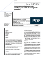 NBR 13768 - Acessorios Destinados A Porta Corta-Fogo para Saida de Emergencia - Requisitos PDF