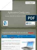 Aplicativo ConIg 2013 - Pases