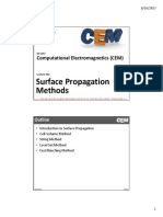 Surface Propagation Methods: Computational Electromagnetics (CEM)