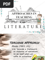 Approaches in Teaching Literature