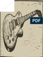 Les Paul Drawing 62 Vectorized