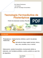 Palestra 10-Tecnologia Farmacêutica de Fitoterápicos - UEZO