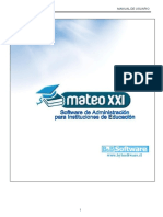 Manual Mateo XXI