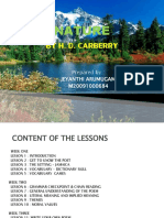 Lesson Plan - Nature by HD Carberry