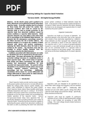 bus overvoltage overloaded capacitor bank
