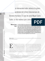 CIDH emite histórica sentencia sobre violencia de género en caso penal Miguel Castro Castro