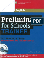 PET For Schools Trainer PDF