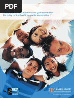 Higher Education South Africa Brochure