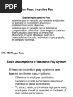 Chapter Four: Incentive Pay