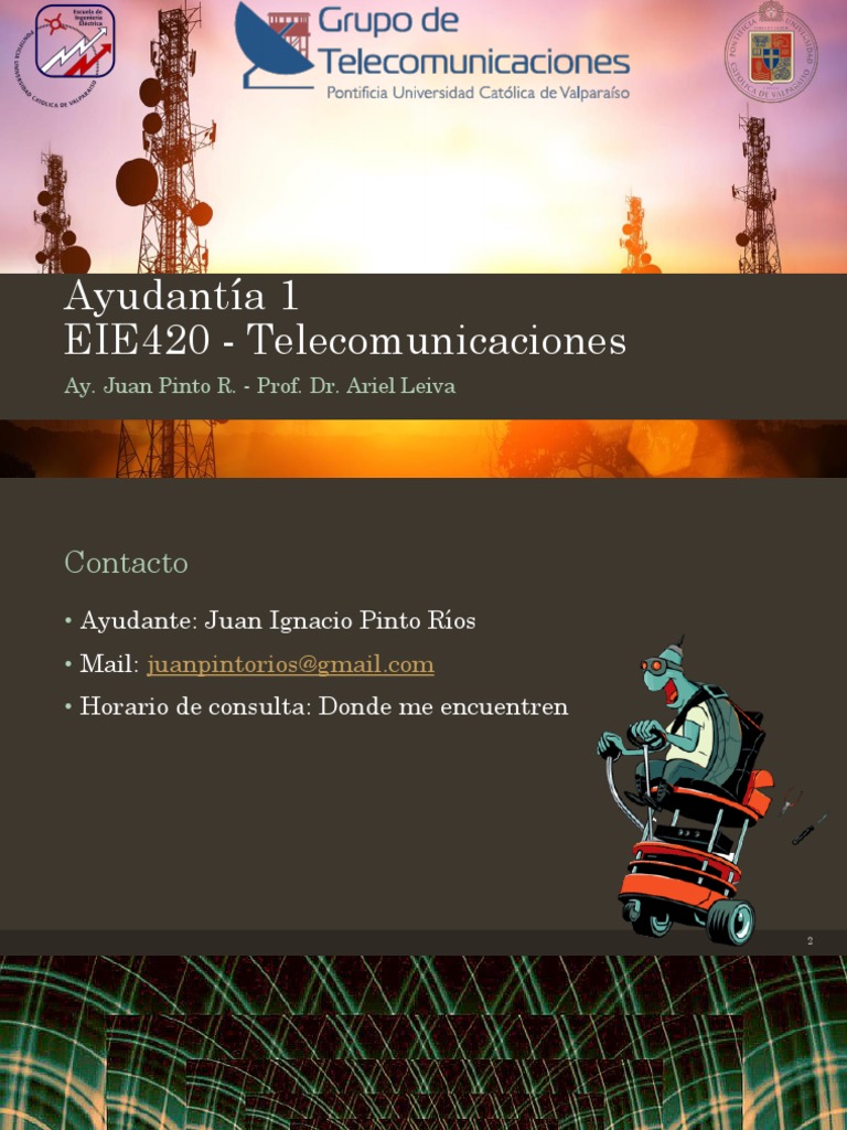 Modulación Lineal en Telecomunicaciones | PDF | Modulación | Telefonía