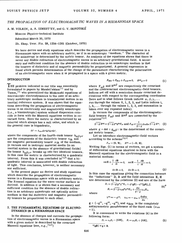 Physicists Explore Wave Propagation | PDF | Waves | Polarization (Waves)
