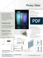 Switchable Privacy Glass Electric Glass SSI
