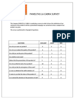 Panelitas La Cabra Survey: Excellent