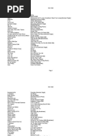 Gods Jukebox Music List | PDF | Blues | Entertainment (General)