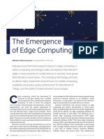 The Emergence of Edge Computing: Cover Feature