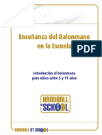 Balonmano en La Escuela PDF