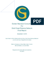 Golden Standard Consulting For Gold Coast Science Network