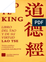 Tao Te King - El Libro Del Tao Y La Virtud de Lao Tse - Soublette G.