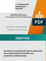 Planeación y Preparación de Una Microclase o Microsesión