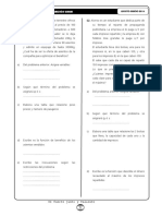 Programación lineal hoja de trabajo quinto grado