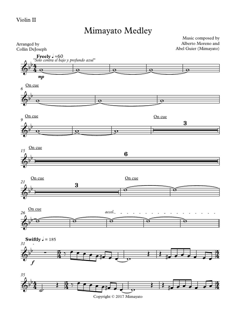 Medley Violin II PDF Latin Script Greek Alphabet