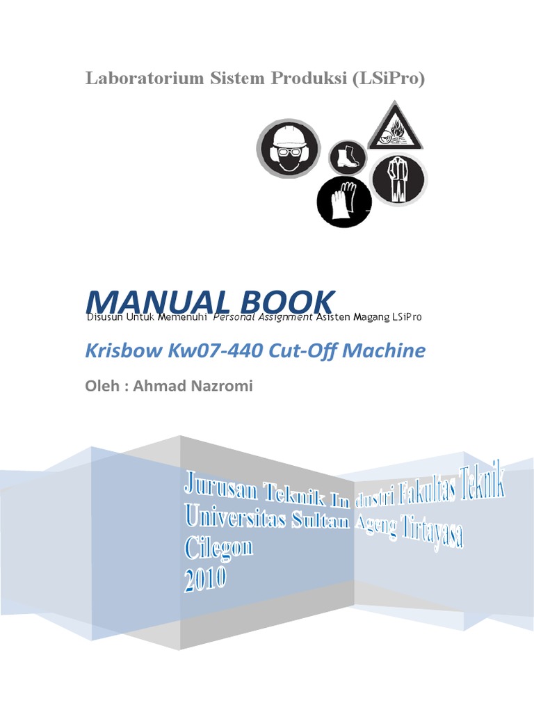 Manual Mesin Potong Krisbow Kw07-440 | PDF | Teknologi & Rekayasa