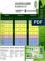 Training Calender 2016 - 2017