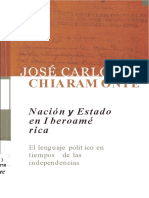 Copia de U2 Nacion y Estado en Iberoamerica El Lenguaje Politico en Tiempos de Las Independencias Jose Carlos Chiaramonte