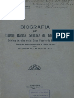 Biografia de Eulalia Ramos, Arístides Rojas