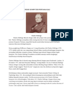 Penemu Komputer Pertama Charles Babbage