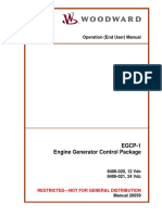 EGCP-1 Engine Generator Control Package: Operation (End User) Manual