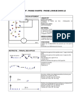 U15 Entrainement - Passe-Longue Dans Le Jeu À 3