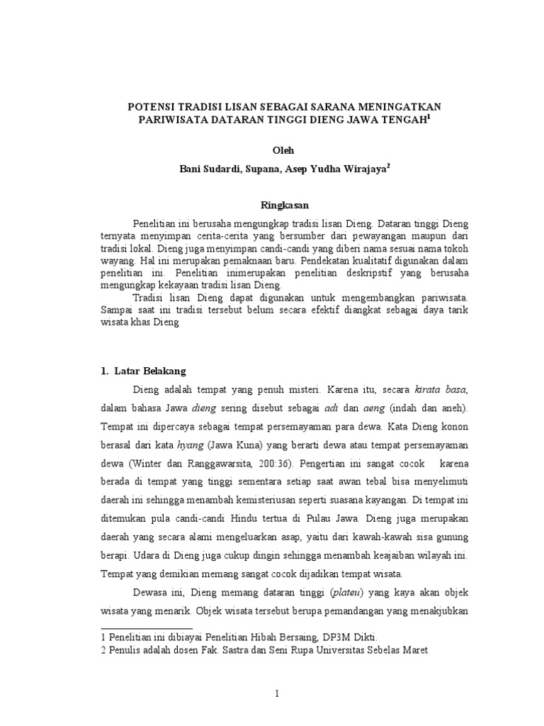 Contoh Teks Deskripsi Tentang Tempat Wisata Di Banyuwangi