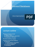Object Oriented Databases: Software Engineering Department