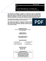 Halaman Redaksi - Jurnal Transportasi - ISSN - JULI 2011