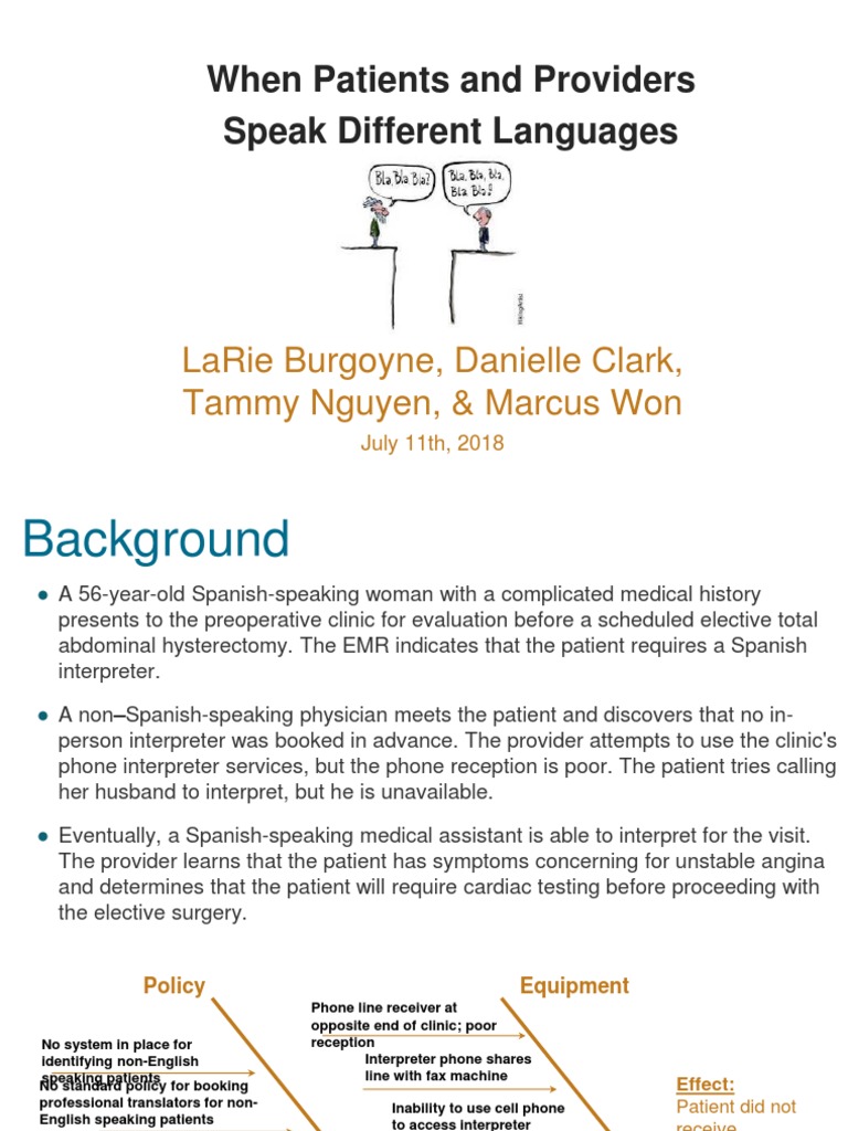 Qi Project PDF Language Interpretation Patient
