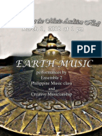 Earth Music: Performances by Ensemble 2 Philippine Music Class and Creative Musicianship