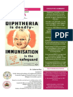 Diphtheria: A Battle Not Yet Won