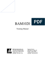 BAM 1020 Training Manual PDF