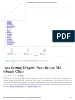 Cara Setting Ubiquiti NanoBridge M2 Sebagai Client - Catatan Lamers