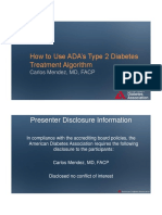 Mendez How To Use The Type 2 Diabetes Treatment Algorithm PDF