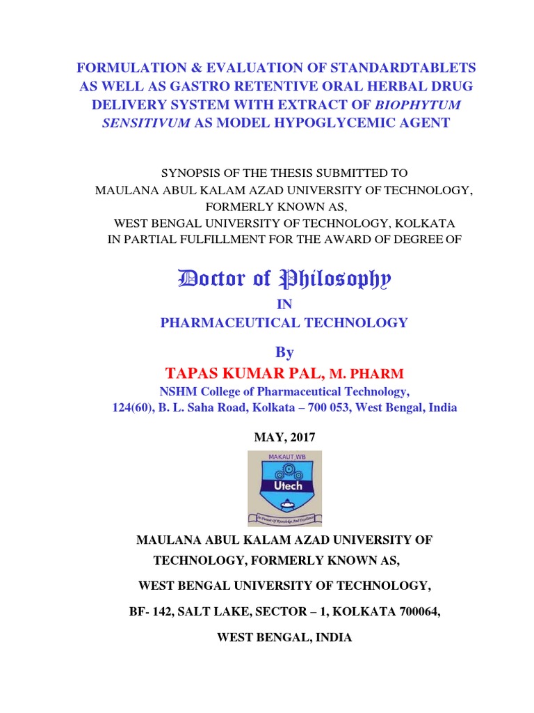 phd thesis dimensions