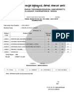 Vtu Provisional Results of Ug / PG June / July-2018 Examination