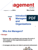 Management: Introduction To Management and Organizations