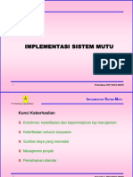Implementasi Sistem Mutu ISO