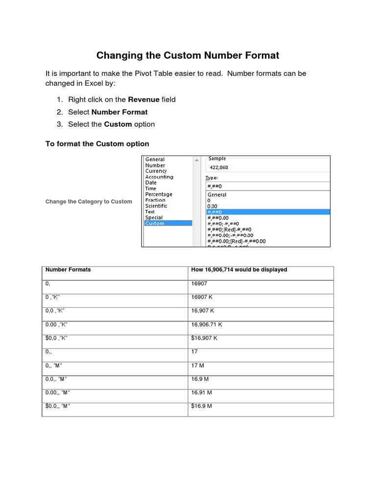 006 Changing The Number Format | Download Free PDF | Proprietary