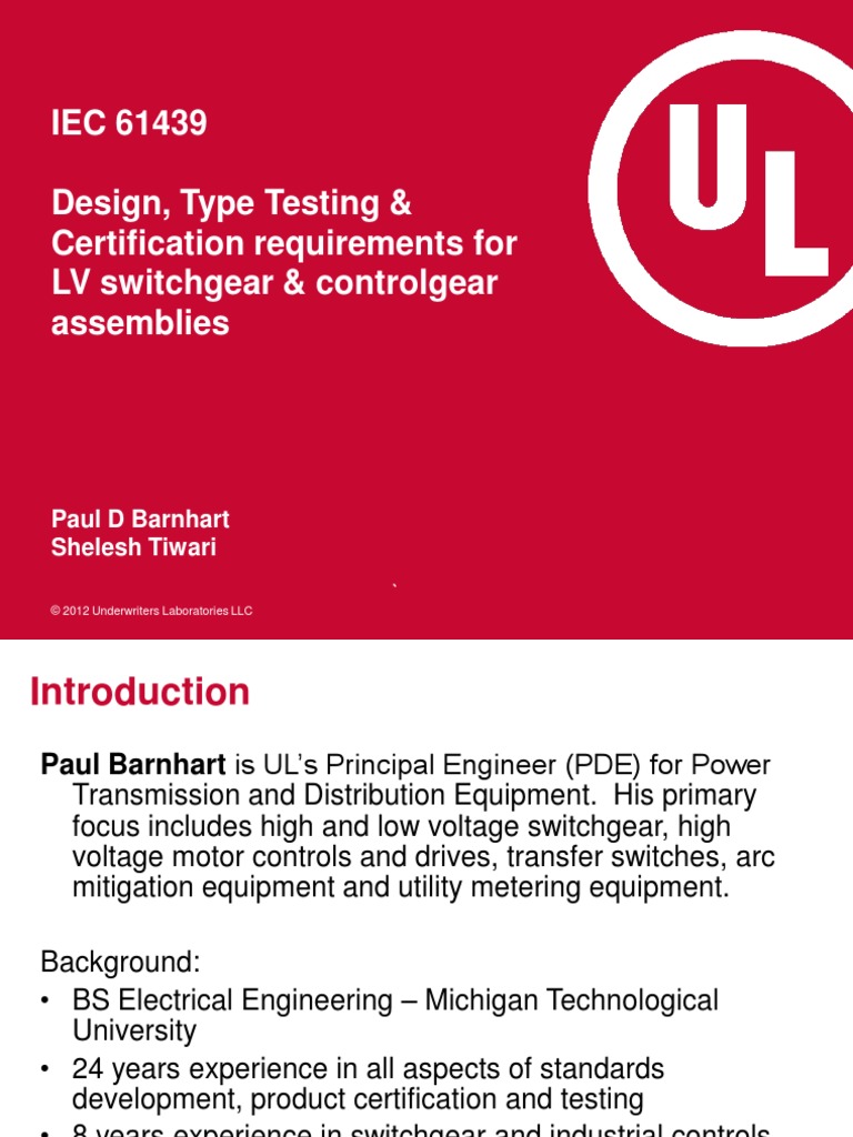 Iec 61439 | PDF | Verification And Validation | International